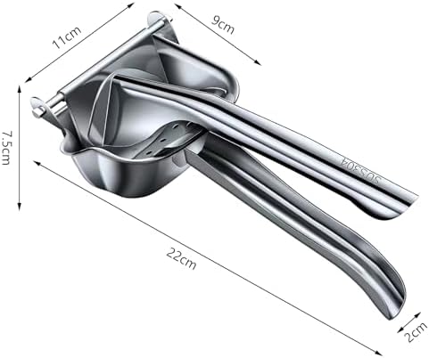 Manual Lemon Squeezer, Lemon Squeezer Juicer, Citrus Juicer Handheld, Lemon Juicer, Stainless Steel Juicer,Citrus Press Manual Juicer Fruit juicer Juice squeezer Orange Juice Hand Press (L-8.7in)