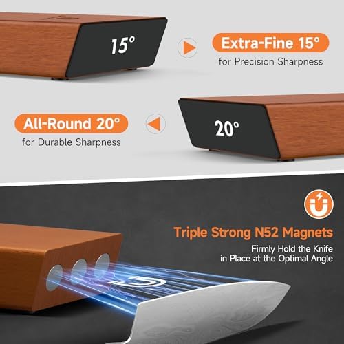Rolling Knife Sharpener with Diamond & Ceramic Disc, Premium Kit