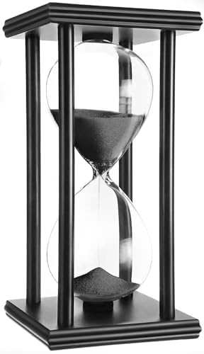Hourglass 8inch 60 min (Black)