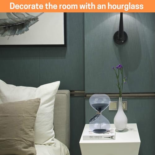 SWISSELITE Puff Sand Timer, Hourglass Sand Timers, Inspired Glass