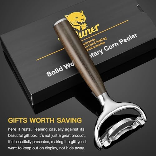 KULUNER Corn Peeler Stripper Handle 304 Steel Blade for Seniors Arthritis