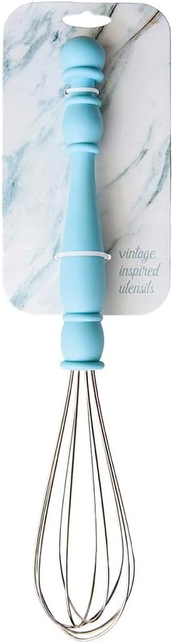 Talisman Designs Kitchen Prep Balloon Whisk Vintage Inspired Collection, 12-Inches, blue