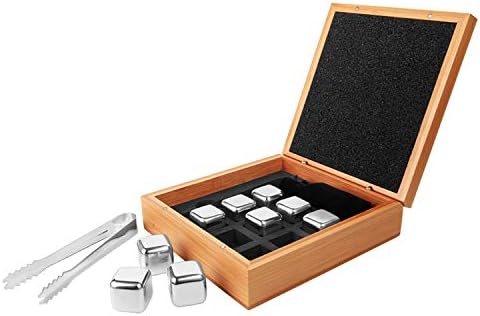 Personalized Whiskey Stones - Whiskey Stones for Whiskey & other Beverages | Whiskey Gift Set | Keeps your drink Ice cold & no water dilution | Shieldstar Design