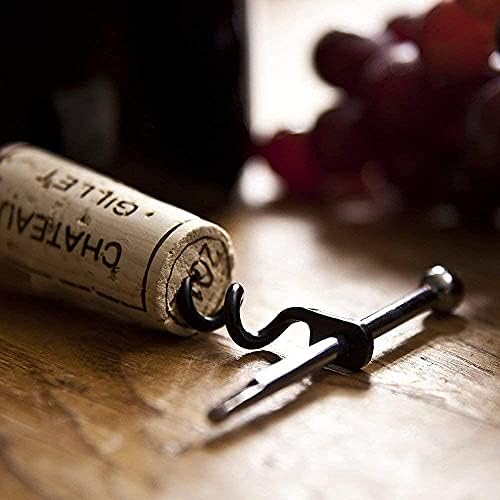 Multi-Tool Waiters Corkscrew Portable Red Wine Bottle Hinged Opener Set with Keychain