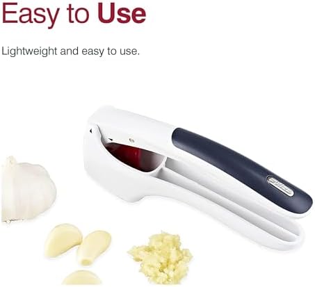 Zyliss Easy Clean Garlic Press - Lightweight, Easy-to-Use Garlic Mincer & Crusher for Food Prep & Kitchen Accessories