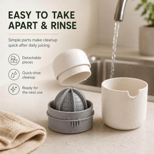 Manual Citrus Juicer Cup for Lemons, Oranges and Limes
