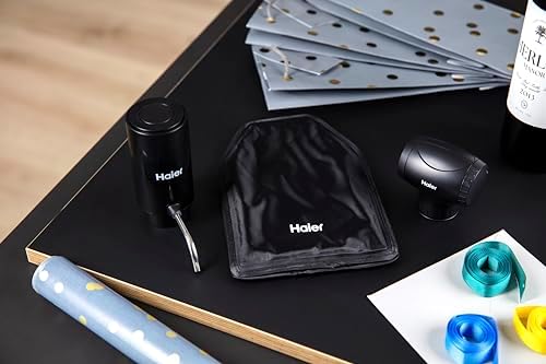 Haier Electric Wine Aerator & Dispenser, 2 in 1, Enhanced Flavor & Freshness, Serve with Speed and Perfection, Great Gift Option for Wine Lovers