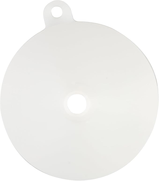 Restaurantware-Met Lux 8-ounce Plastic Funnel, 1 Plastic Funnel - Precise Spout, White Pouring Tool, Wide Spout, For Transferring Ingredients