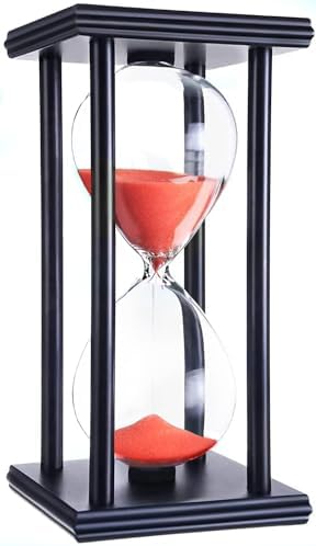 Hourglass 8inch 60 min (Red)