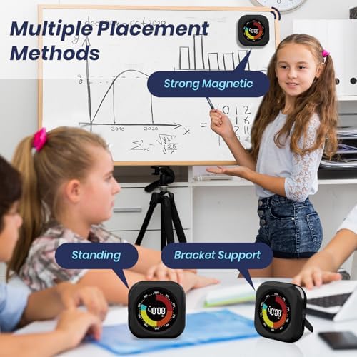PERSUPER Visual Timer for Kids, Rechargeable 10-Hour Countdown/Up Timer