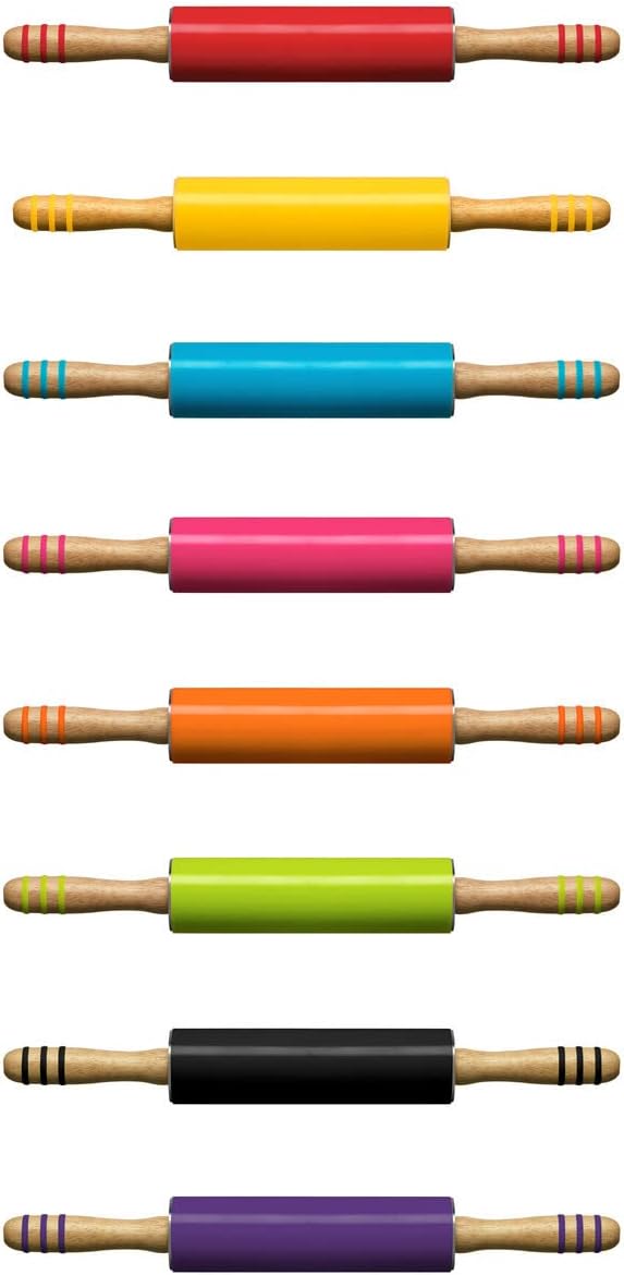 Premier Housewares Zing Silicone Rolling Pin - Orange