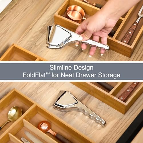 Lemon Squeezer, Lime Squeezer, Max Extraction Compact Hand Juicer for Citrus Lemon Lime Orange, Zinc Alloy Juicer