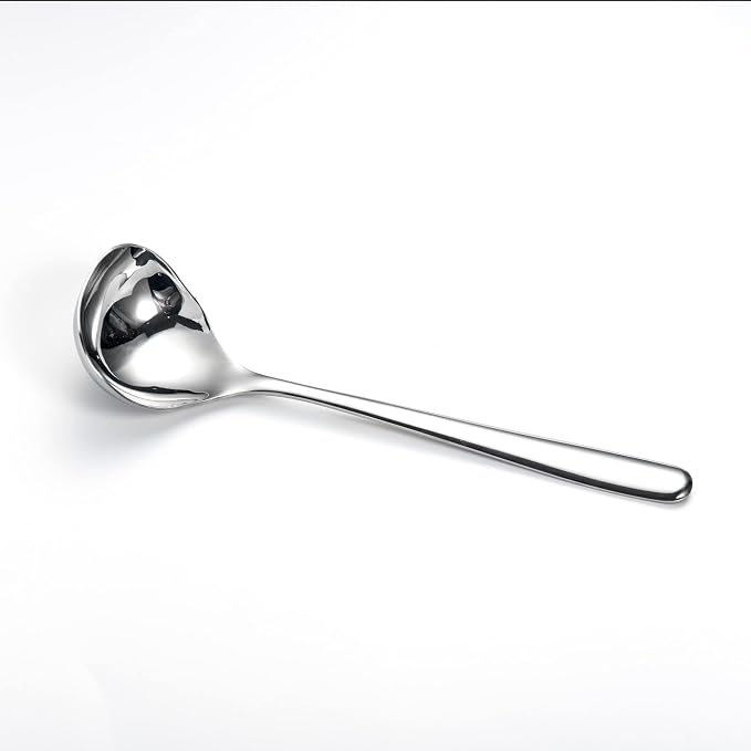 IMEEA 8-Inch Gravy Ladle SUS304 Stainless Steel Serving Ladle, Set of 2
