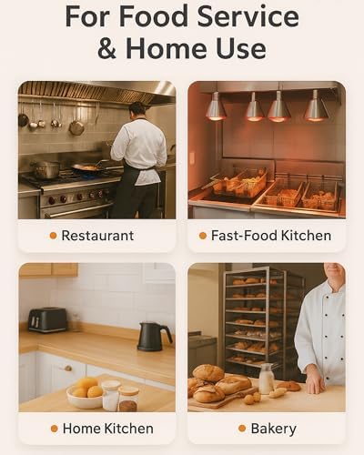 Commercial 6 Channel Kitchen Timer, Digital Stainless Steel Restaurant Timer with Loud Alarm, Multi-Event Reminder for Fryer, Baking (Pack of 2)