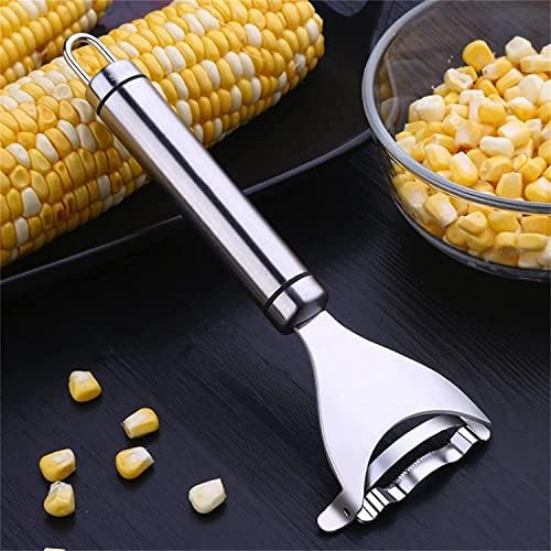 2PCS Magic Corn Peeler, Corn Stripper Corn Cob Stripper Tool ,Premium Stainless Steel Corn Thresher with Ergonomic Handle, Kitchen Gadget