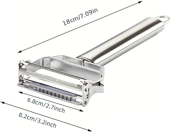 Julienne & Vegetable Peeler,Non-slip Stainless Steel Handle,greate for peeling Carrot, zucchini,Potato,Tomato,Melon and Fruits
