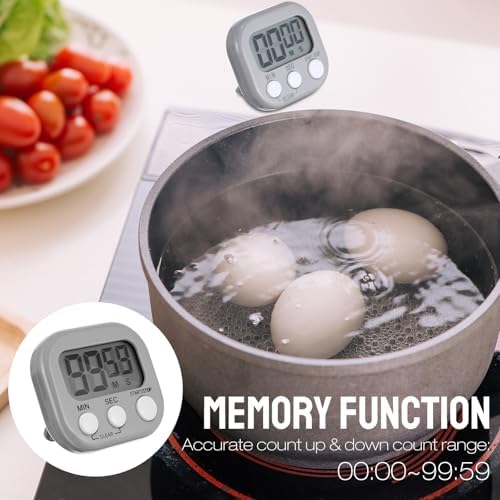Weewooday 24 Pcs Digital Kitchen Timer Bulk, Novel Color