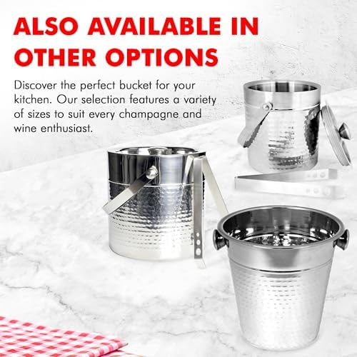 Chef Craft Double Walled Stainless Steel Ice Bucket
