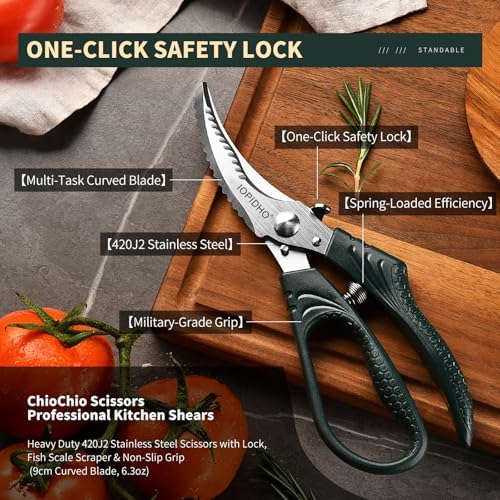 Poultry Shears Heavy Duty, Kitchen Shears
