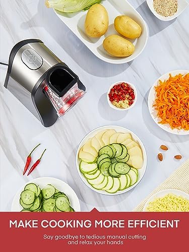 Electric Cheese Grater Salad Maker, Cheese Shredder for Home Kitchen Use