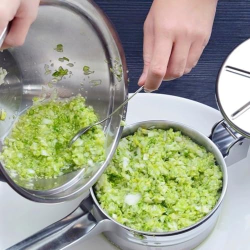 Stainless Steel Potato Ricer Masher,Multi Functional Potato Ricer Press,Manual Masher Kitchen Tool,Heavy Duty Spaetzle Maker for Pressing Gnocchi Spaghetti,Potatoes,Fruits,Vegetables (Bottom Hole)