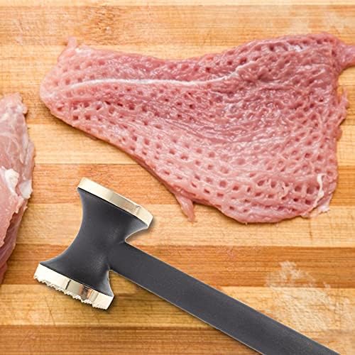 BESTonZON 1pc Meat Loosening Hammer Beef Hammer Meat Masher Tool Tenderising Hammer Turkey Tenderizer Kitchen Pounder Marinade Tenderizer Cooking Aluminum Alloy Meat Hammer