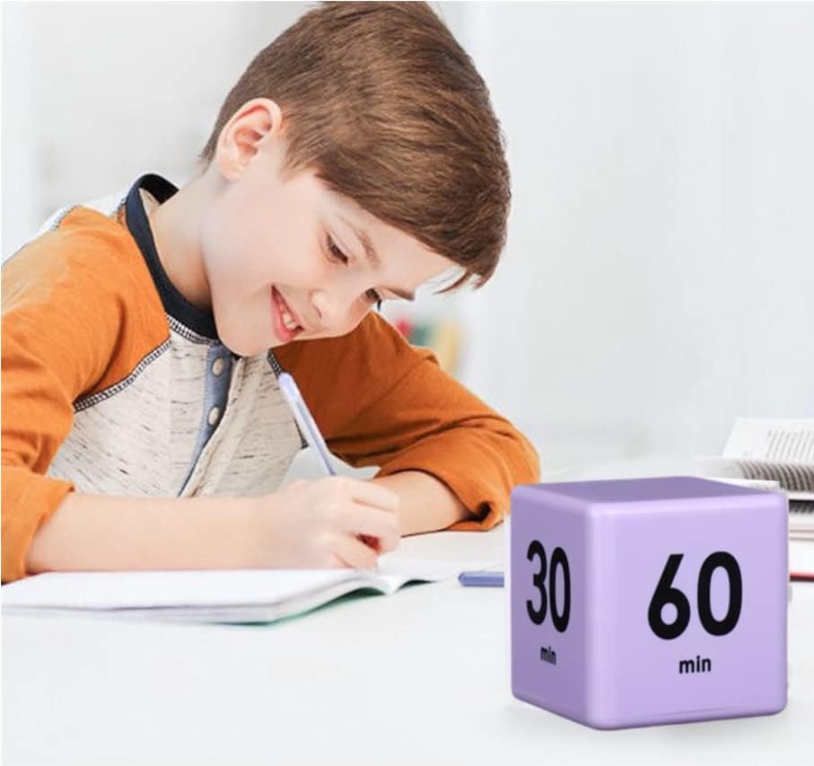 Feilifan Cube Timer, Dice Timer with Gravity Sensor, 15-20-30-60 Minute