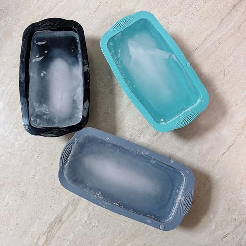 8Pcs Extra Large Ice Block Mold, Silicone Ice Block Molds for Ice Bath Tub, Big Ice Cube Molds for Ice Bath, Ice Maker for Cold Plunge or Coolers, Ice Tray Accessories for Ice Bath Chiller
