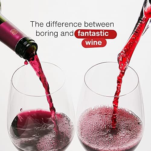 Aerator Pourer, Wine Opener, and Foil Cutter Bundle by Vintorio
