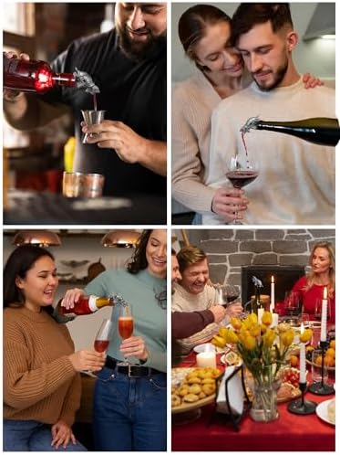 Sea Turtle Wine Pourer Bottle Stopper, Metal Animal Wine Aerator Spout with Leak-Proof Rubber, Universal Fit for Wine & Liquor Bottles, Drip-Free Turtle Wine Topper Bar Accessory Gifts for Wine Lovers