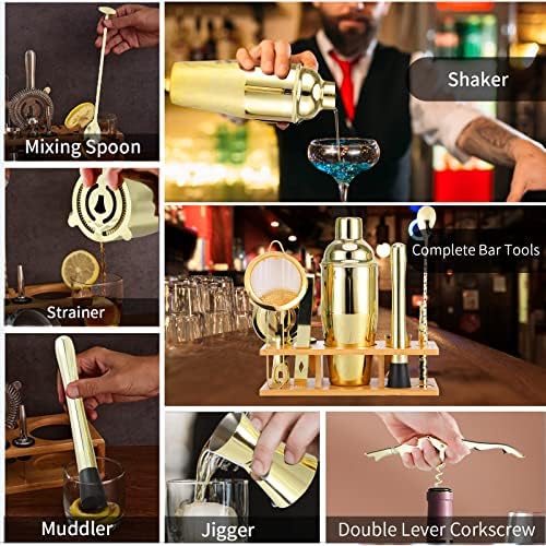 Cocktail Shaker Set Drink Shakers Bar Cart Accessories
