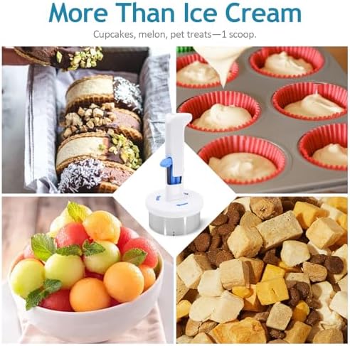 Stainless Steel Ice Cream Sandwich Maker,Ice Cream Sandwich Scoop,Ice Cream Scoop with Trigger,Easy Release Sandwich Cookie Scoops For Kitchen and Dessert Shop