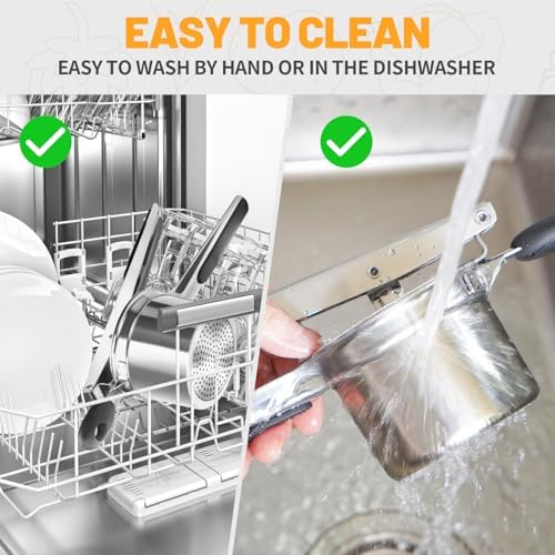 Potato Ricer 3 Interchangeable Discs,Potato Masher and Ricer
