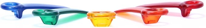 Brix Original Jar Pop Opener, Great for Kids, Arthritis, and Carpal Tunnel Sufferers, Assorted Frosted Colors, Set of 5