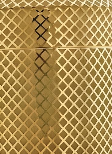 Barfly 3-Piece Diamond Lattice Etch Japanese Cocktail Shaker Set (24 Oz/700ml), Gold Plated