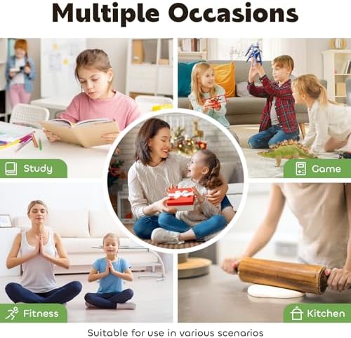 Visual Timer for Kids 60-Minute Countdown Timer with Optional Alarm, Focus Tool for ADHD & Autism, Time Management for Homework, Chores, Office, Kitchen, Teaching & Study Routines (Light Green)