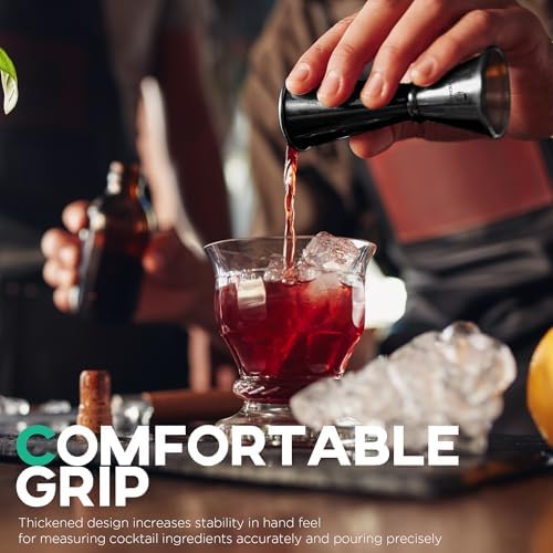 Homestia Cocktail Mixing Glass, 24 oz Crystal Mixing Glass Bartender Kit