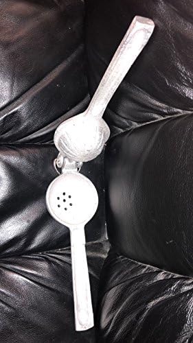 Made in Mexico Unpolished Mexican Cast Aluminum Metal Lime Exprimidor de Lima Manual Squeezer Hand Juicer Mejico