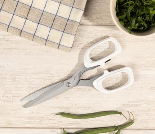 Arcos Professional Kitchen Scissors, Stainless Steel Blade 200mm, Durable Polypropylene Handle for Daily Use, Prochef Series