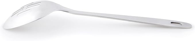 Fox Run Pierced Serving Spoon, 2.25 x 2.75 x 12.75 inches, Metallic