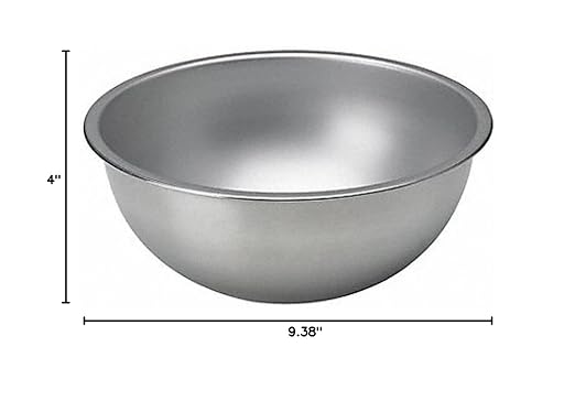 Vollrath 69030 3-Quart Heavy-Duty Mixing Bowl (Stainless Steel)