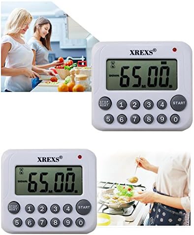XREXS Digital Kitchen Timer Magnetic Countdown Up Cooking Timer
