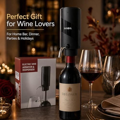 Electric Wine Aerator & Dispenser, USB-C Rechargeable Pourer