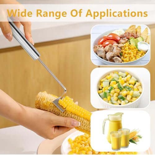 Corn Cob Stripper, Stainless Steel Corn Cob Peeler (1Pcs)