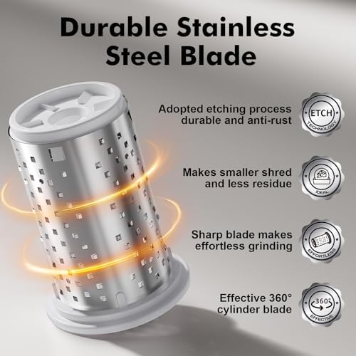GDL Rotary Parmesan cheese Grater, Cheese Grater Shredder Hand Crank