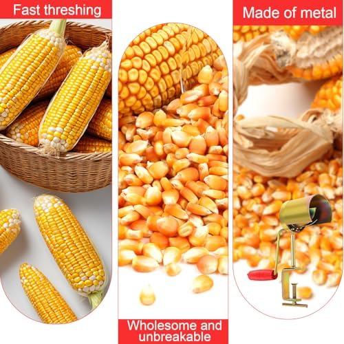 1Pcs Manual Hand Crank Corn Thresher Sheller