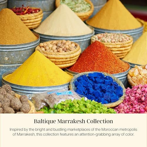 Baltique Marrakesh Muddler for Cocktails, Colorful Wood Handle, Nylon Head