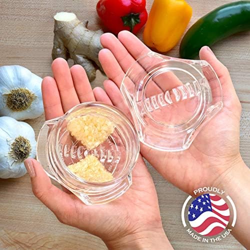 NexTrend Garlic Twister 4th Gen, green manual garlic mincer for ginger, herbs and nuts