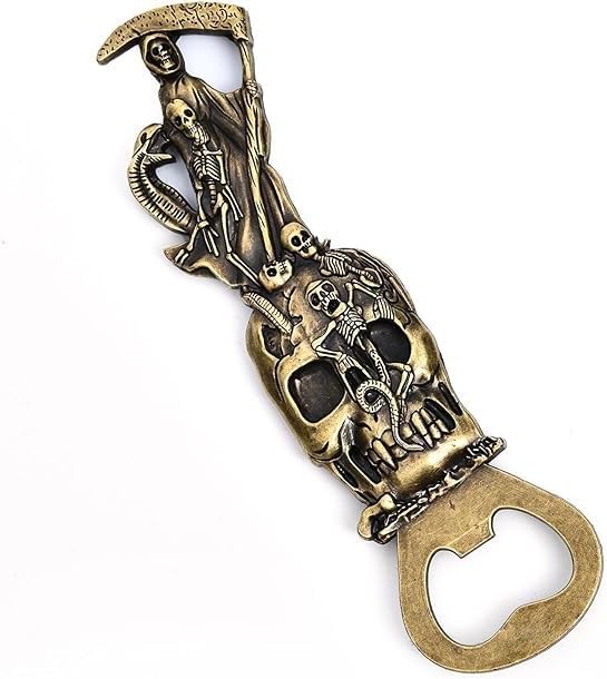 Unique Vintage Grim Reaper Bottle Opener, Standard