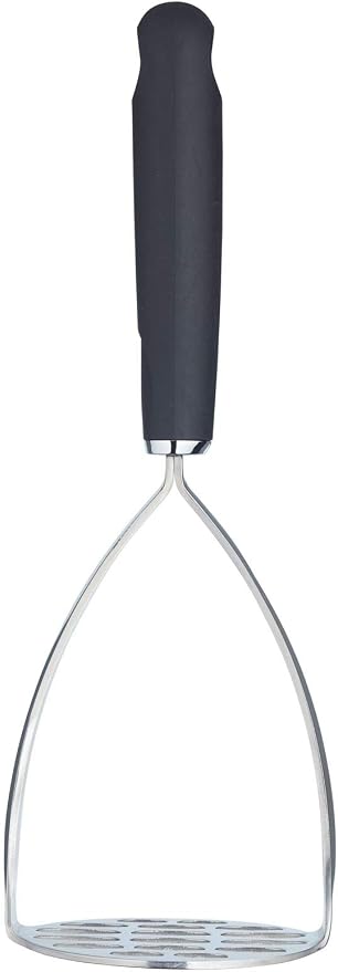 MasterClass Potato Masher with Soft Grip Handle, Stainless Steel, 27 cm